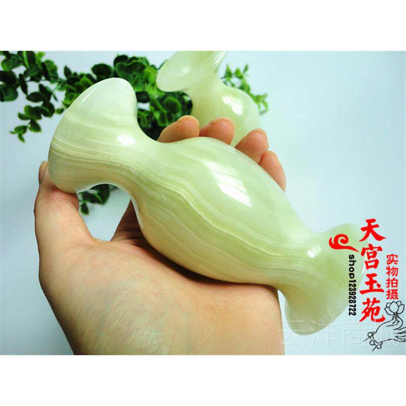 正品天然阿厅富汗艺玉石花瓶装饰玉石花装饰客瓶酒柜入口大厅工品