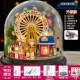 高档智趣di屋y手工旋转房音乐盒小制作子屋别墅拼装 模型生日礼物