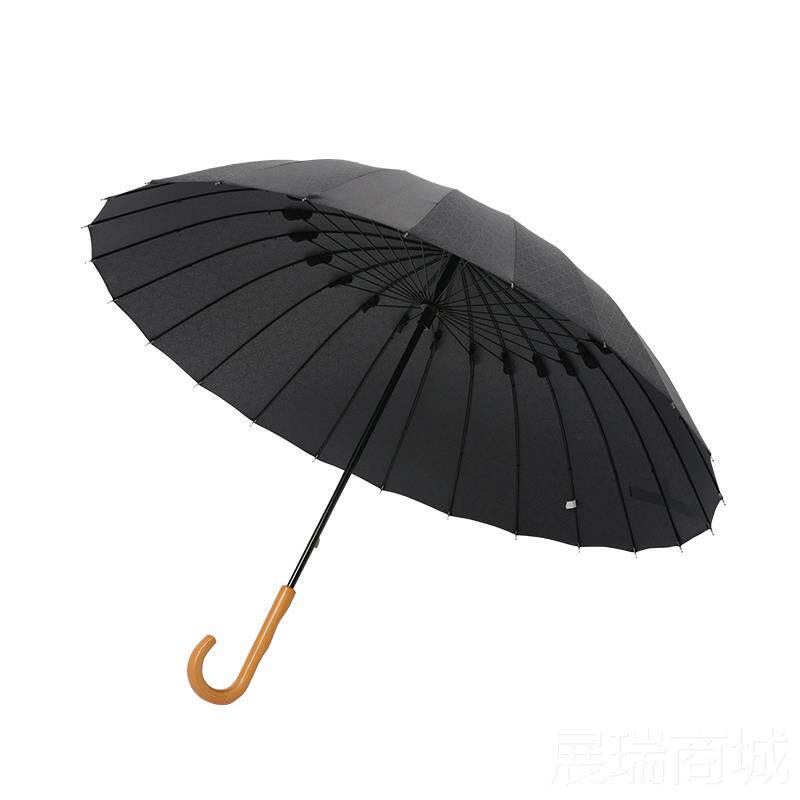 高档Mabu日本口覆古江户雨进伞商抗长柄伞风暴雨伞务晴雨伞男女