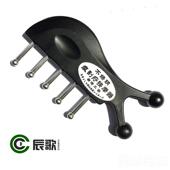 高档刮无痕刮痧洗头按摩器黑五钉按摩梳子魚淋痧巴排酸经络板松筋