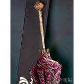 高档Da高nMu两nier原创创意双层高颜雨伞设计女士长值柄级感晴雨