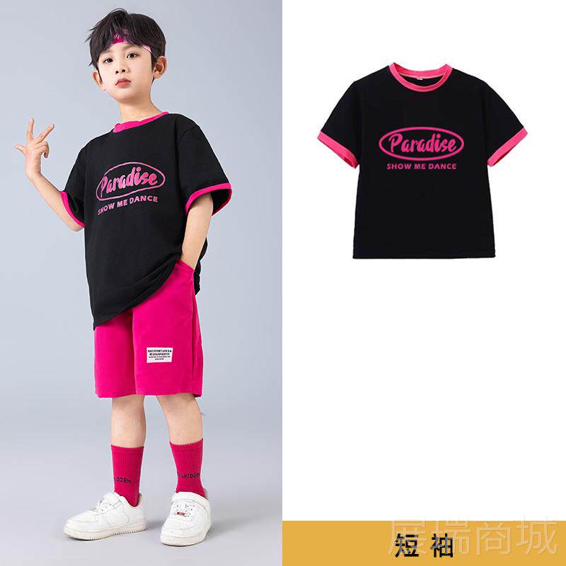 高档儿童表演服爵士舞装女童巴多胺幼儿街套舞演出潮服服架子鼓炫