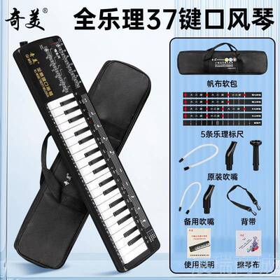 高档奇美全乐理口风37键小学生专课堂吹管乐琴器儿童成演人奏用口