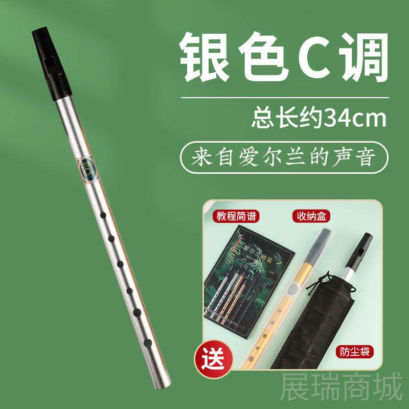高档竖爱尔兰哨笛箫笛直笛子6者孔初学专业演奏便携吹乐器