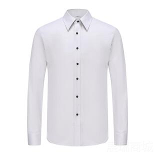 高档2024招行款男衬服短袖工新作服招商银行新衣行长袖职业装免烫