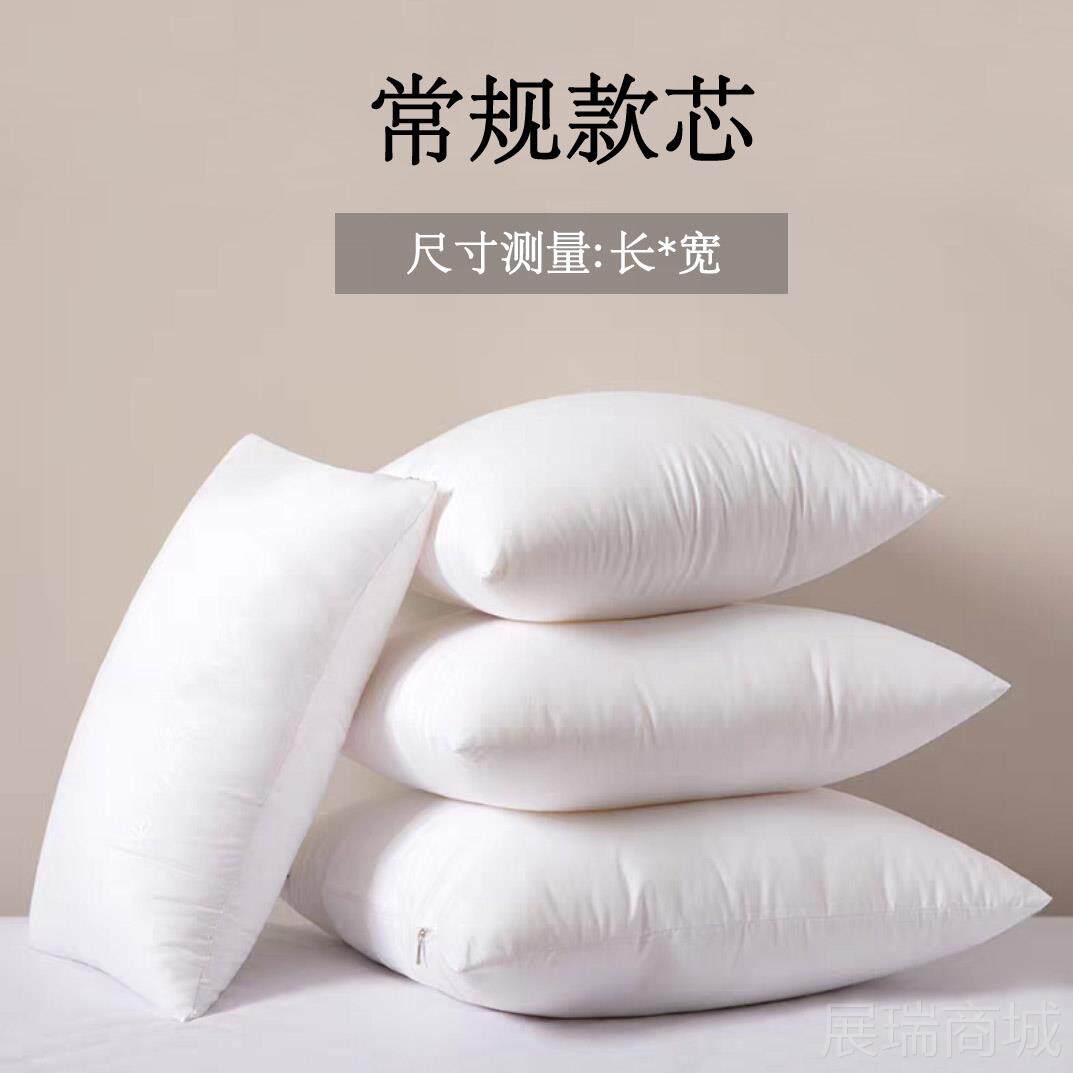 高档45 505560 70超大沙 发抱枕芯内 胆羽绒长靠垫棉芯婚庆芯定做