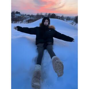 新款棉服面包服女2025冬季韩系加厚小个子棉衣美式宽松棉袄外套