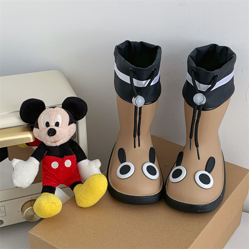 男女孩防水防滑时尚雨鞋