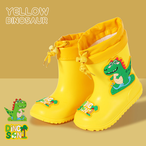 四季通用卡通儿童防水防滑雨鞋