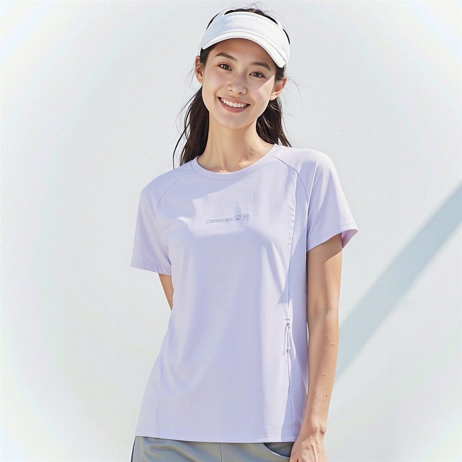 李宁短袖T恤女子防晒透气