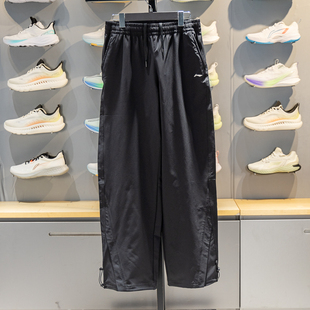 李宁运动长裤女2026春季新品健身系列直筒时尚收口速干裤AYKW062