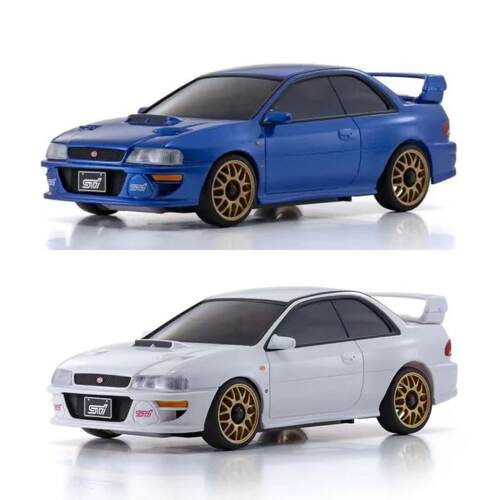 Kyosho Mini-Z 车壳 斯巴鲁 STI 22B 蓝/白 【Mini速社】