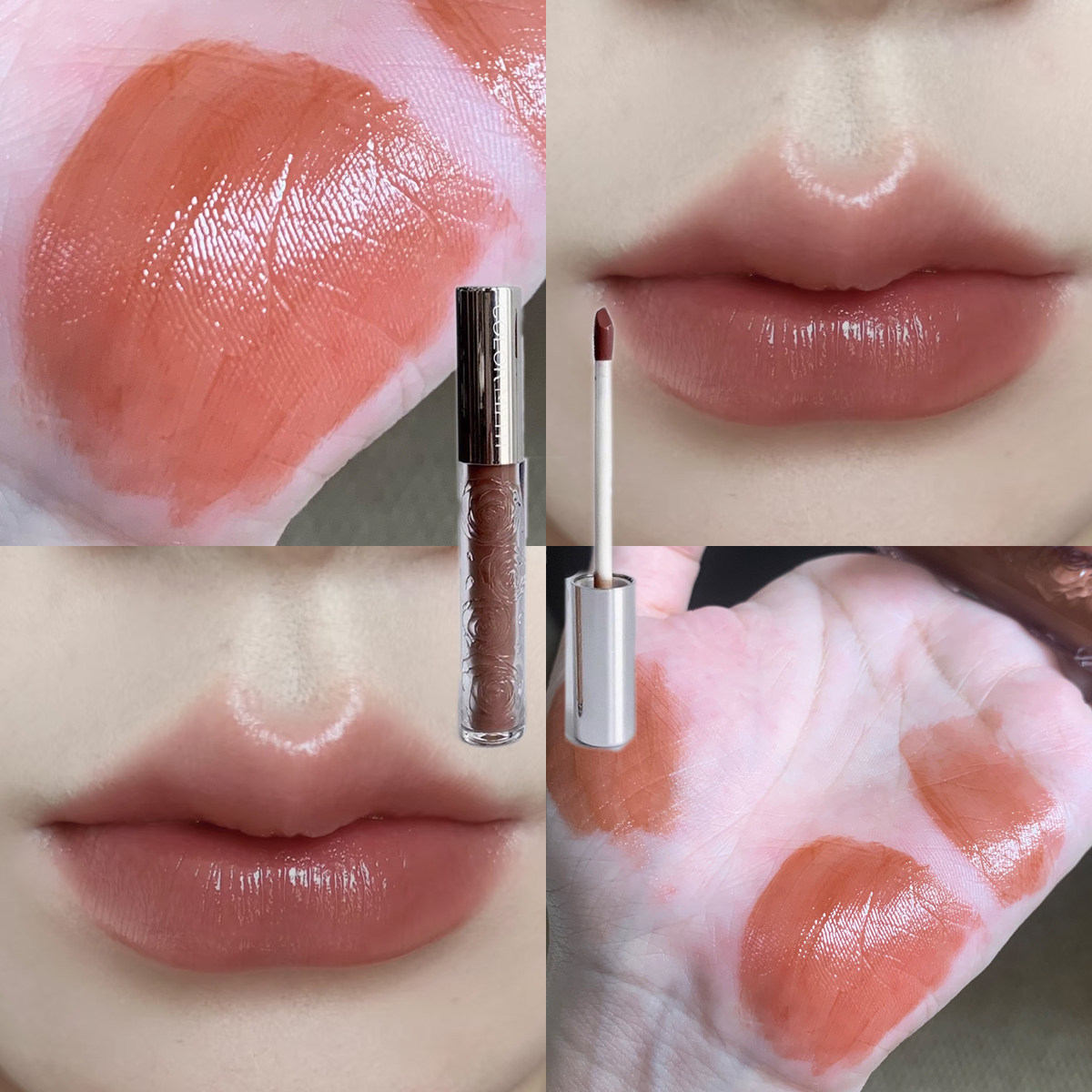 韩版不沾杯镜面水光唇釉持久不掉色保湿口红素颜显白唇釉嘟嘟唇