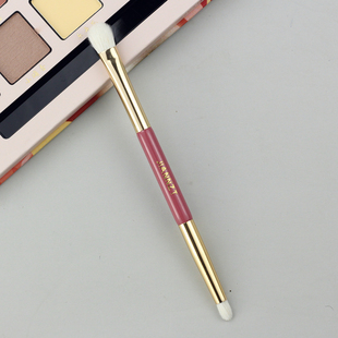 简斯新款动物盘双头细光锋羊毛眼影刷细节刷眼窝刷便携包邮