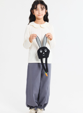 2024丘堂秋季中大童女童花瓣娃娃领tq243012