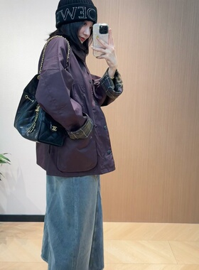 wei店～bar* 绛紫色外套