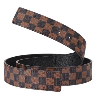 适用于LV腰带替换不带扣头皮带男带身真皮头层牛皮无头无扣子配件