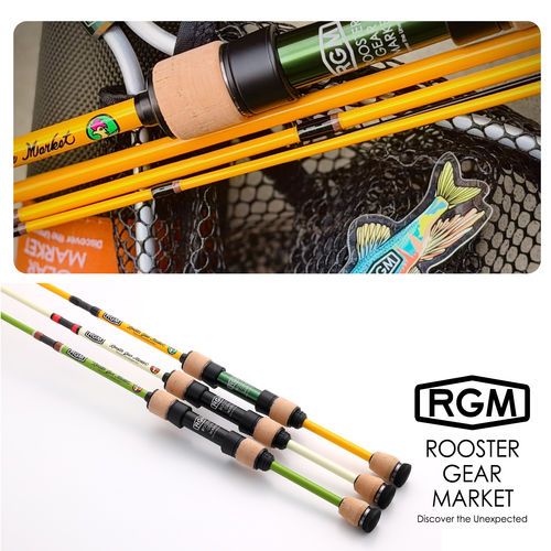 日本RGM SPC.5 CHUB55便携微物路亚溪流马口富士导环旅行多节钓竿