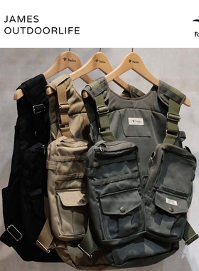 钓鱼服饰日本FOXFIRE钓鱼飞钓露营马甲大容量路亚溯溪耐用多口袋