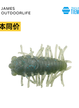日本TIEMCO软饵浮水路亚饵蝉障碍软虫鱼饵黑鱼翘嘴鲈鱼仿生拟饵