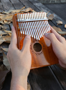 GECKO壁虎拇指琴卡林巴琴17音初学者21音手指琴女生乐器易学礼物