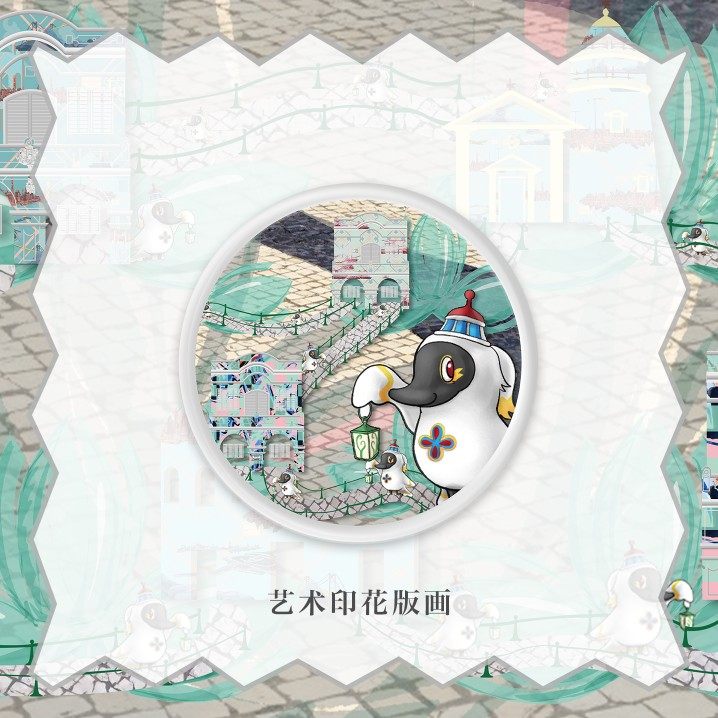 sanchia澳门八景麦麦系列版画