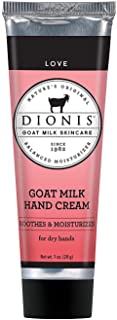 dionis - goat milk skincare love scented hand cream (1 oz)