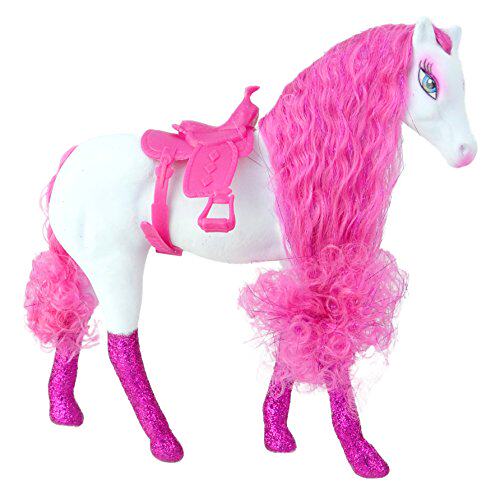 It's Girl Stuff! Princess's Flocked Horse with Saddle and Gl|ruв категории постельные принадлежности, кровати аксессуары - от Buy2taobao.com для оказания профессиональной услуги покупки агента Taobao