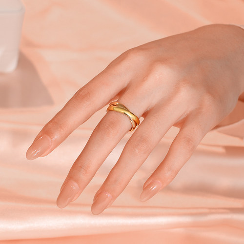 专注戒指双环戒指可尾戒超小号