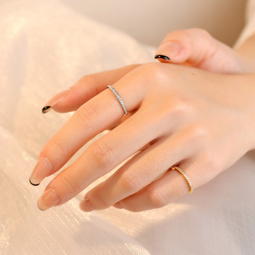 高版本满钻戒指尾戒1号