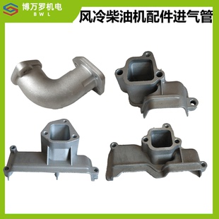 风冷柴油机配件大全 微耕机发电机173178186F进气管弯管连接盘
