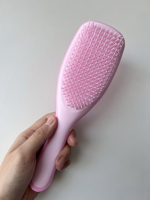 花满涧一梳到底TangleTeezer平替梳子便携梳顺发按摩梳 粉色