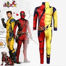 万圣节亚马逊表演服漫威cosplay服装死侍3金刚狼电影紧身连体衣