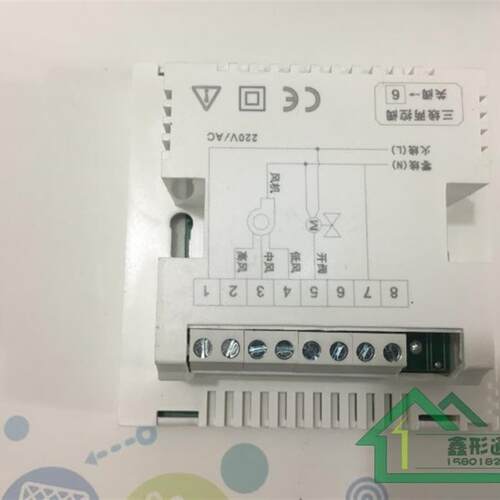 新款S400中央空调风机盘管温控器空调面板带蓝包邮