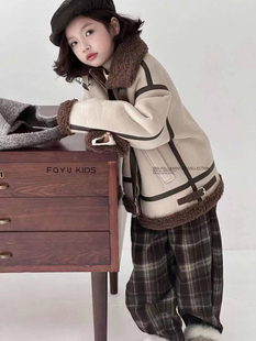 法语童装 格子加绒裤110-165 无吊牌介意慎拍现货