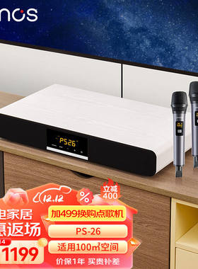 Punos（博浪沙）3D环绕家庭ktv套装电视k歌音响客厅木质一体式回
