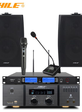 狮乐AV2011B/BX105会议室音响组合套装培训教室店铺背景音乐音响