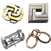 FANALA鲁班锁全套高难度四方锁智力解扣8 12岁6岁以上男孩女孩生