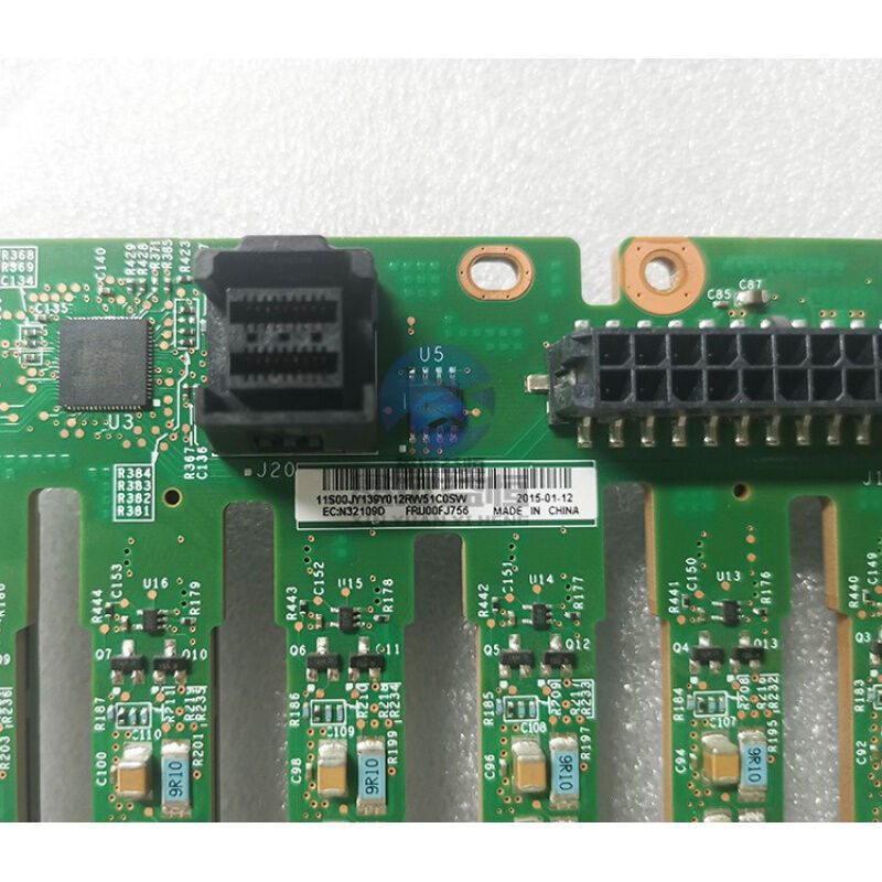 IBMX3650m5服务器硬盘背板2.58盘位热插拔硬盘背板00FJ756黑色