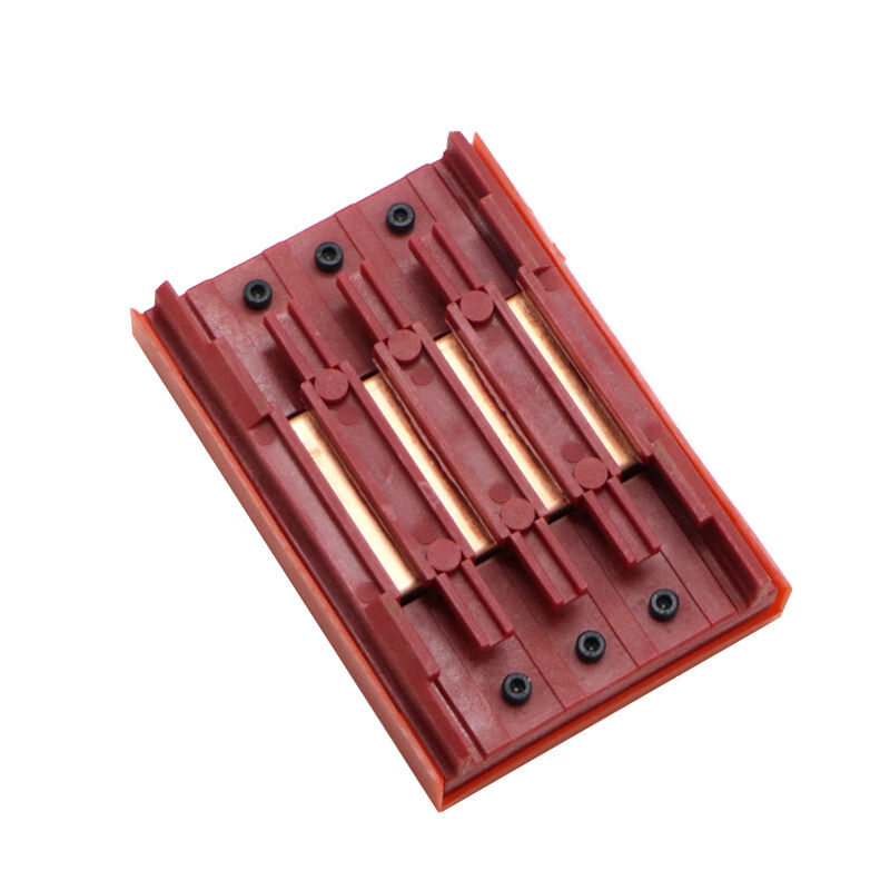 无接缝滑触线中间连接器3级4极6级行车电源供电器滑线接头4P无接