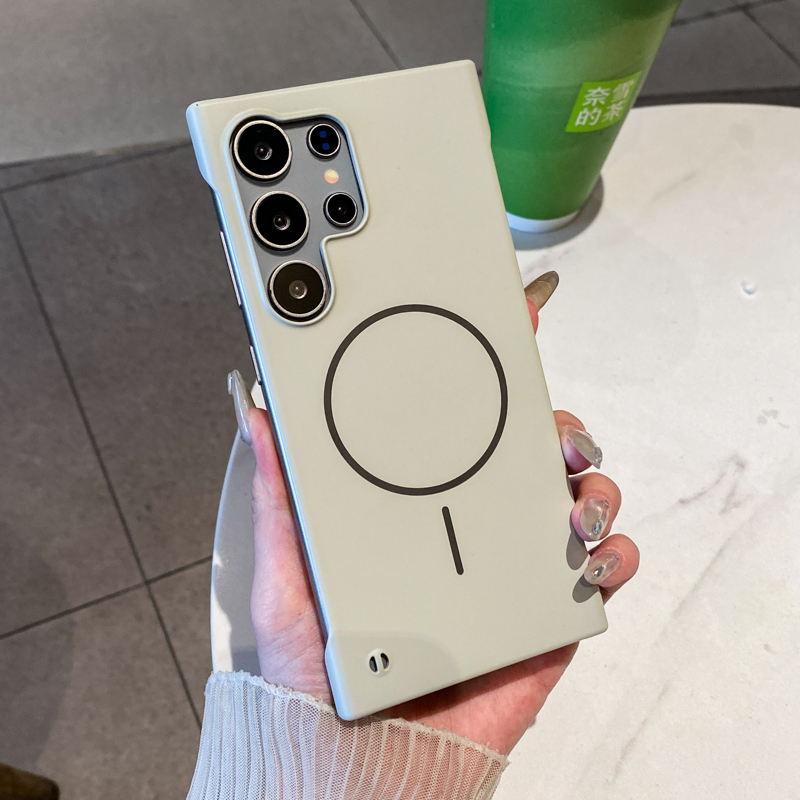 三星s25pc硬壳简约磁吸壳