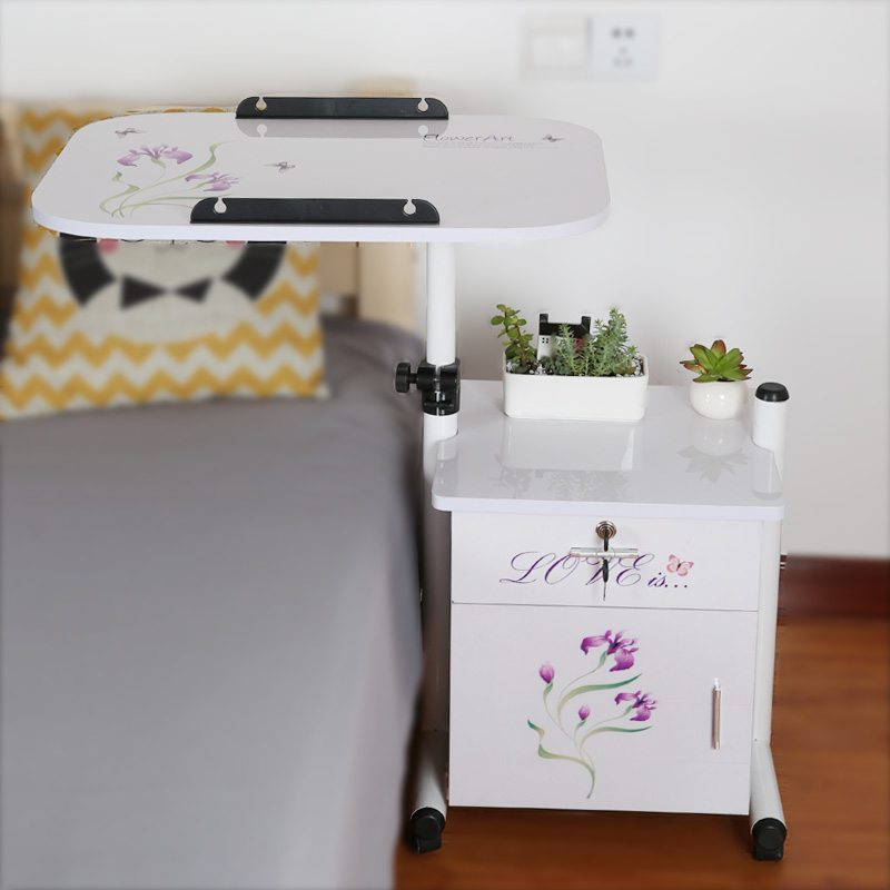 可移动升降笔记本电脑桌