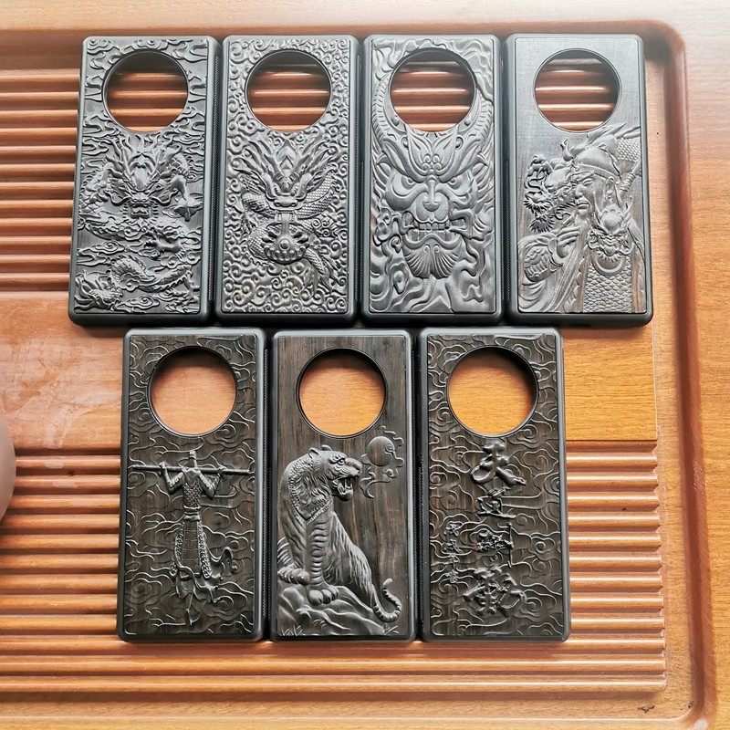 华为mate40pro手机壳保时捷实木