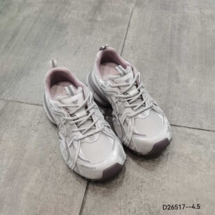 都市星期天专柜正品2026春季新款网面女鞋厚底系带运动休闲老爹鞋