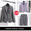 3 pieces (8928 gray suit +050 long -sleeved gray shirt +013 gray pants)