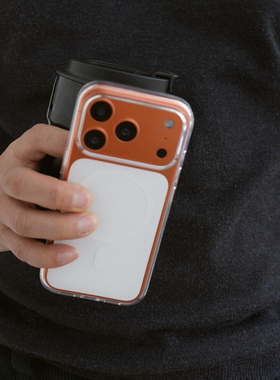 阿慕良品 MESAP 官方相似款iPhone17PROMAX PC 全包防摔定制透明高透手机壳可爱简约设计