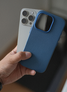 MESAP 适用于iPhone16ProMAX系列全包真皮进口小牛皮手掌纹高品质手机壳带MagSafe磁吸模组轻薄耐用