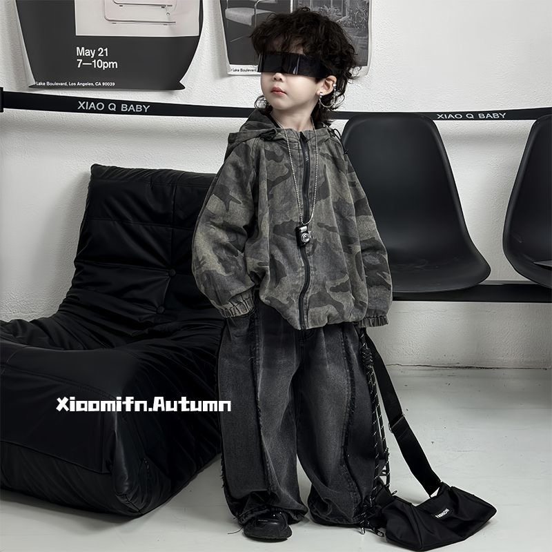 男童秋冬套装迷彩外套牛仔裤2025新儿童休闲3岁到6岁到12岁帅时髦,童装/婴儿装/亲子装,普通外套,淘宝优惠券,粉丝福利购,淘宝优惠卷