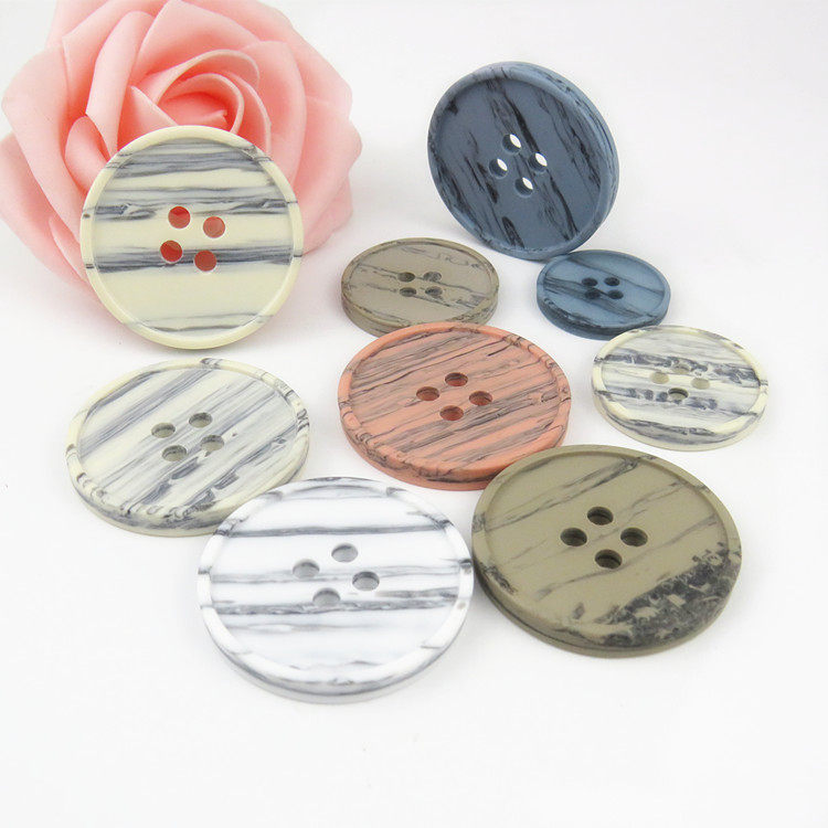 纽扣圆形大衣扣彩色花纹西装扣子新品时装风衣毛衣外套裙子装饰扣