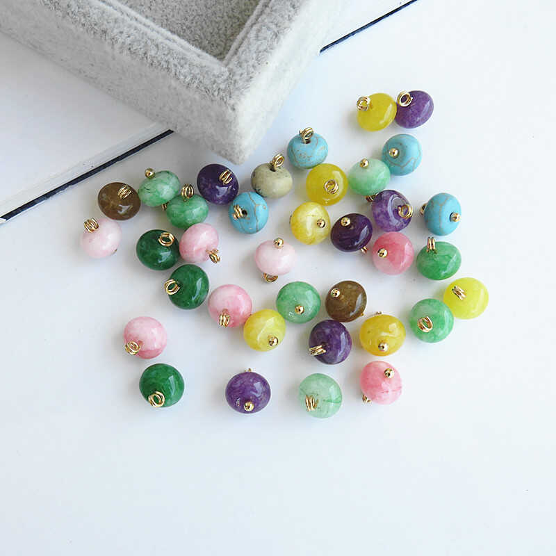 手工定制国风旗袍珠扣天然玉石